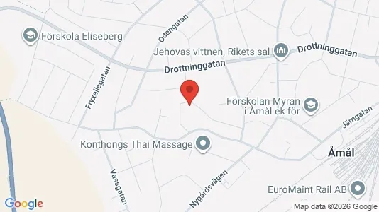 Bostadsrätter till salu i Åmål - kort over placeringen