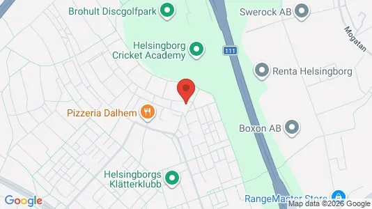 Lägenheter till salu i Helsingborg - kort over placeringen