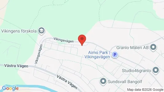 Lägenheter till salu i Sundsvall - kort over placeringen