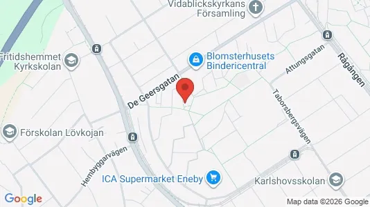 Lägenheter till salu i Norrköping - kort over placeringen