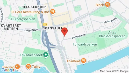 Lägenheter till salu i Södermalm - kort over placeringen