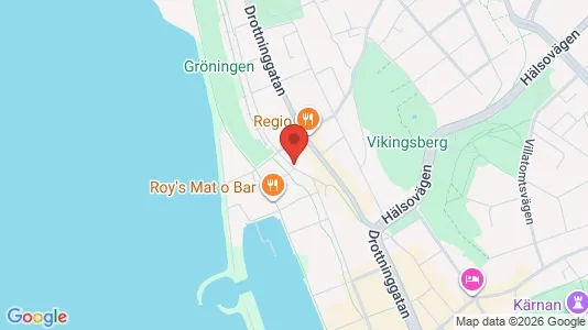 Lägenheter till salu i Helsingborg - kort over placeringen