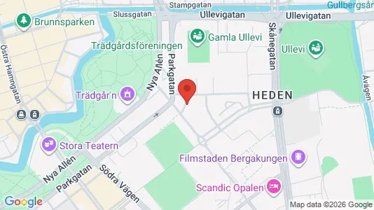 Lägenheter till salu i Göteborg Centrum - kort over placeringen