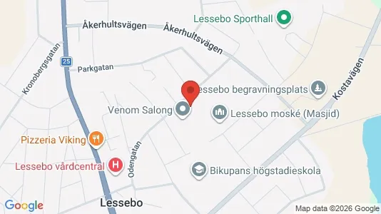 Lägenheter att hyra i Lessebo - kort over placeringen
