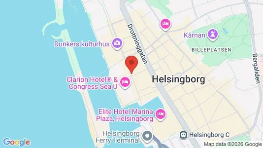 Lägenheter till salu i Helsingborg - kort over placeringen