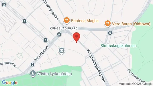 Lägenheter till salu i Majorna-Linné - kort over placeringen