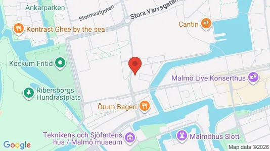 Lägenheter till salu i Malmö Centrum - kort over placeringen