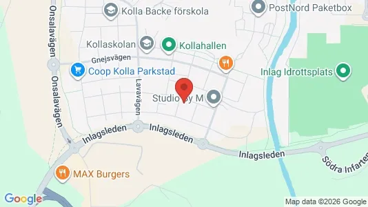 Lägenheter till salu i Kungsbacka - kort over placeringen