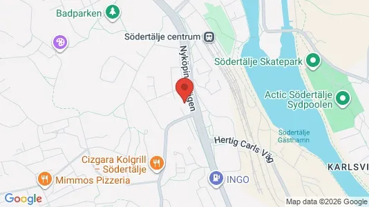 Lägenheter till salu i Södertälje - kort over placeringen