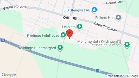 Lägenheter till salu i Åstorp - kort over placeringen