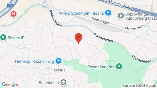 Lägenheter till salu i Österåker - kort over placeringen