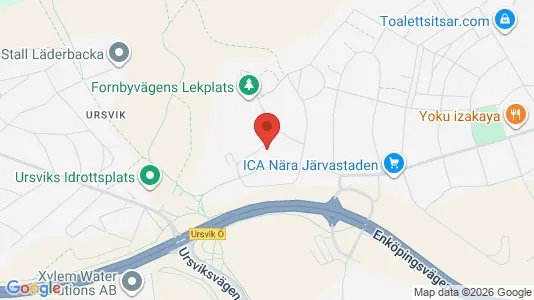 Bostadsrätter till salu i Sundbyberg - kort over placeringen