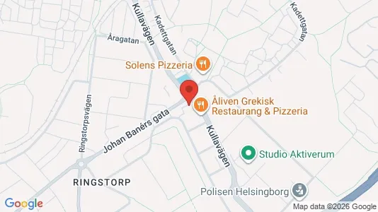 Lägenheter att hyra i Helsingborg - kort over placeringen