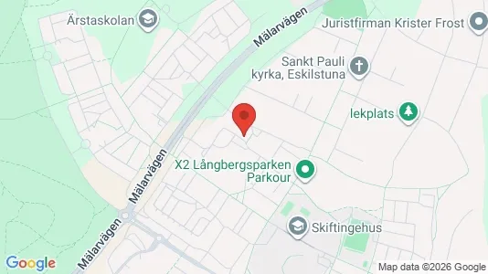 Lägenheter att hyra i Eskilstuna - kort over placeringen