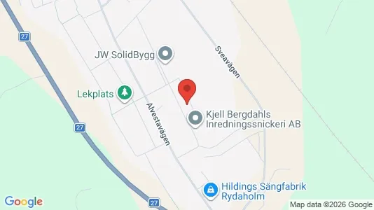 Lägenheter att hyra i Värnamo - kort over placeringen