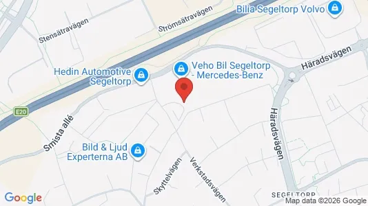 Bostadsrätter till salu i Huddinge - kort over placeringen