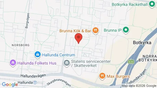 Bostadsrätter till salu i Botkyrka - kort over placeringen