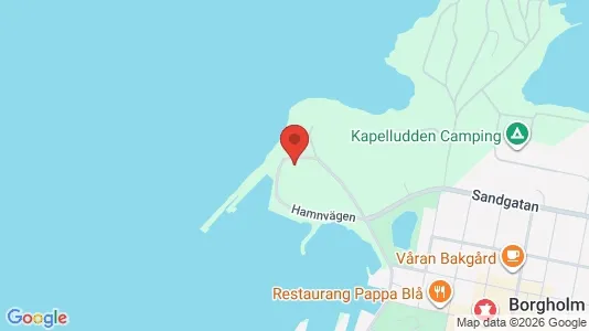 Bostadsrätter till salu i Borgholm - kort over placeringen
