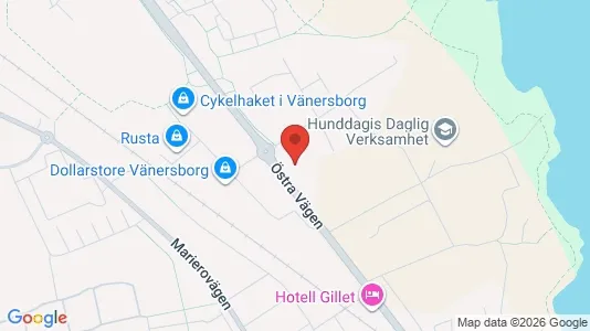Bostadsrätter till salu i Vänersborg - kort over placeringen