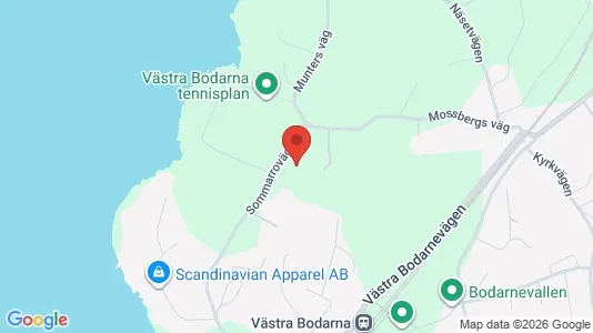 Bostadsrätter till salu i Alingsås - kort over placeringen