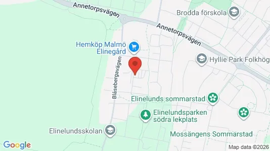 Lägenheter till salu i Limhamn/Bunkeflo - kort over placeringen