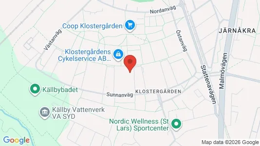 Lägenheter till salu i Lund - kort over placeringen