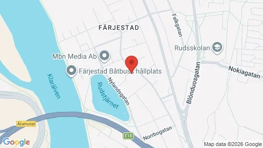 Lägenheter till salu i Karlstad - kort over placeringen