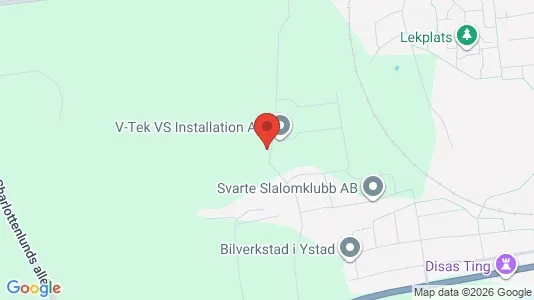 Lägenheter till salu i Ystad - kort over placeringen