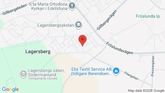 Lägenheter att hyra i Eskilstuna - kort over placeringen