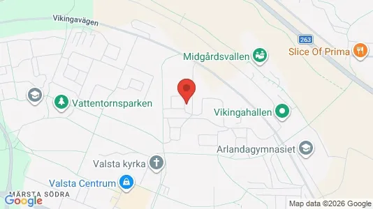Lägenheter att hyra i Sigtuna - kort over placeringen