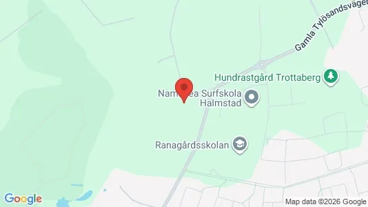 Bostadsrätter till salu i Halmstad - kort over placeringen
