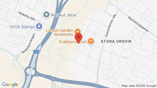 Lägenheter att hyra i Sundbyberg - kort over placeringen