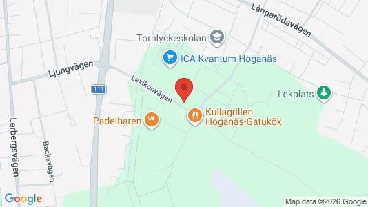 Lägenheter att hyra i Höganäs - kort over placeringen