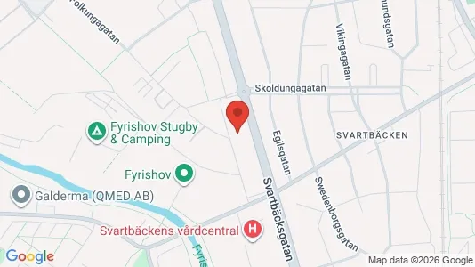 Lägenheter till salu i Uppsala - kort over placeringen