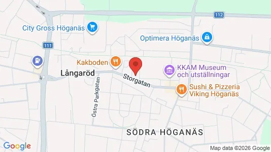 Lägenheter att hyra i Höganäs - kort over placeringen