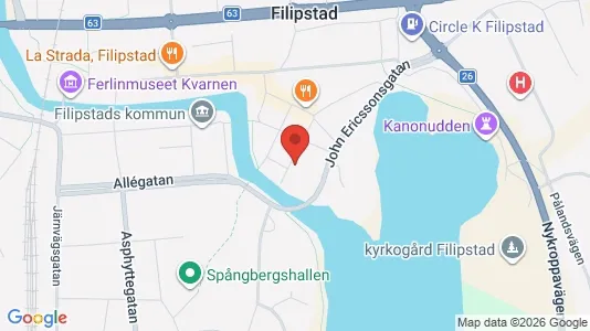 Lägenheter att hyra i Filipstad - Bild från Google Street View