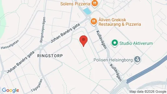 Lägenheter att hyra i Helsingborg - kort over placeringen