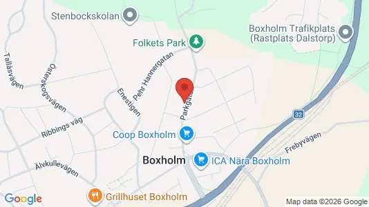 Lägenheter att hyra i Boxholm - kort over placeringen