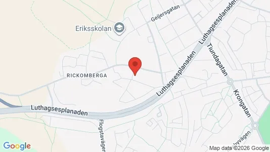 Lägenheter till salu i Uppsala - kort over placeringen