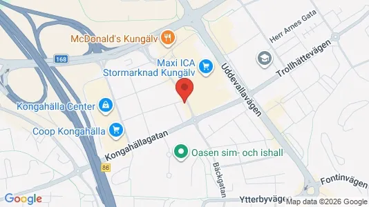 Lägenheter till salu i Kungälv - kort over placeringen