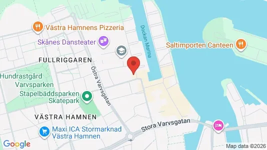 Lägenheter till salu i Malmö Centrum - kort over placeringen