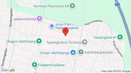 Lägenheter till salu i Helsingborg - kort over placeringen
