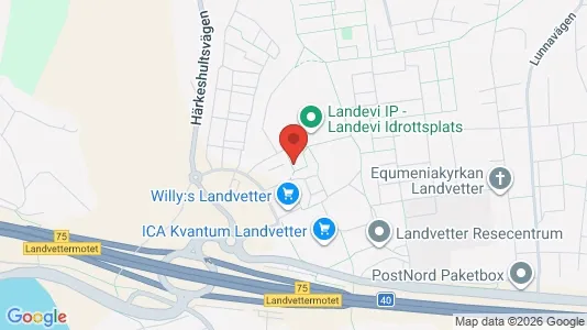 Lägenheter till salu i Härryda - kort over placeringen