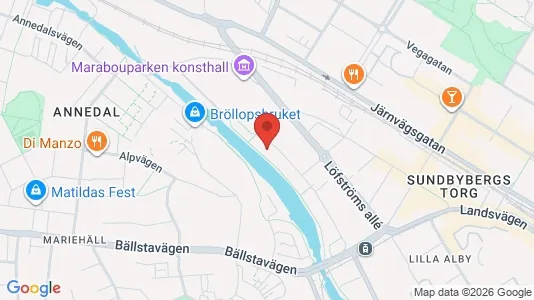 Lägenheter till salu i Sundbyberg - kort over placeringen
