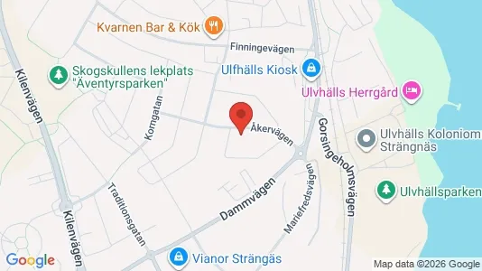 Lägenheter att hyra i Strängnäs - kort over placeringen