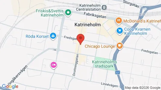 Lägenheter att hyra i Katrineholm - kort over placeringen