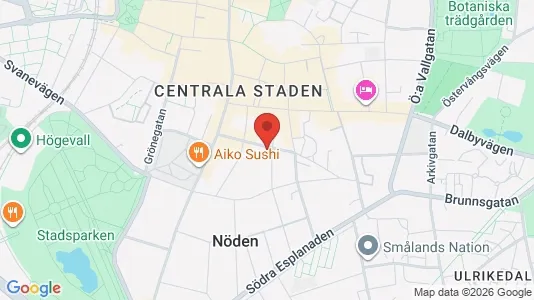 Lägenheter till salu i Lund - kort over placeringen