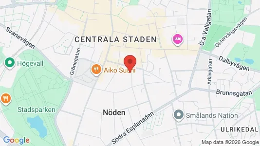 Lägenheter till salu i Lund - kort over placeringen