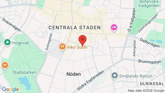 Lägenheter till salu i Lund - kort over placeringen