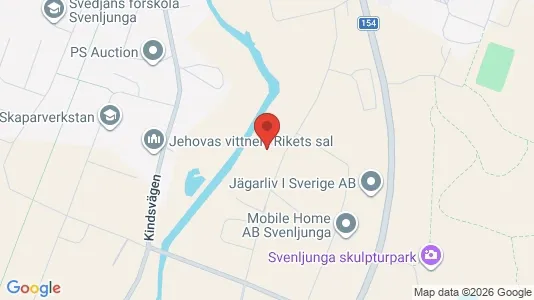 Lägenheter att hyra i Svenljunga - kort over placeringen